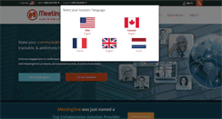 Desktop Screenshot of meetingone.com